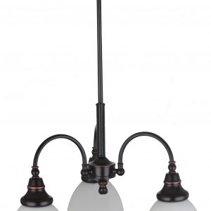 Benson 3 Light Down Pendant Bronze 1001173