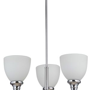 Benson 3 Light Up Chrome Pendant 1001170
