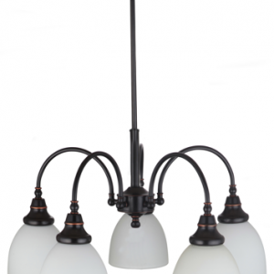 Benson 5 Light Down Pendant Bronze 1001175