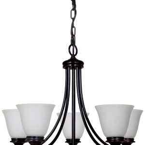 Dallas 5 Light Up Bronze Pendant 1000127