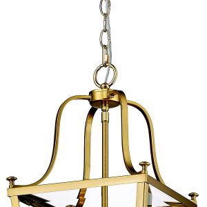 Montana Lantern Small 3 Light Satin Brass 1000651